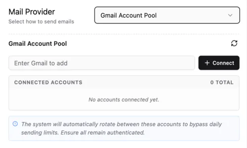 Gmail Account Pool