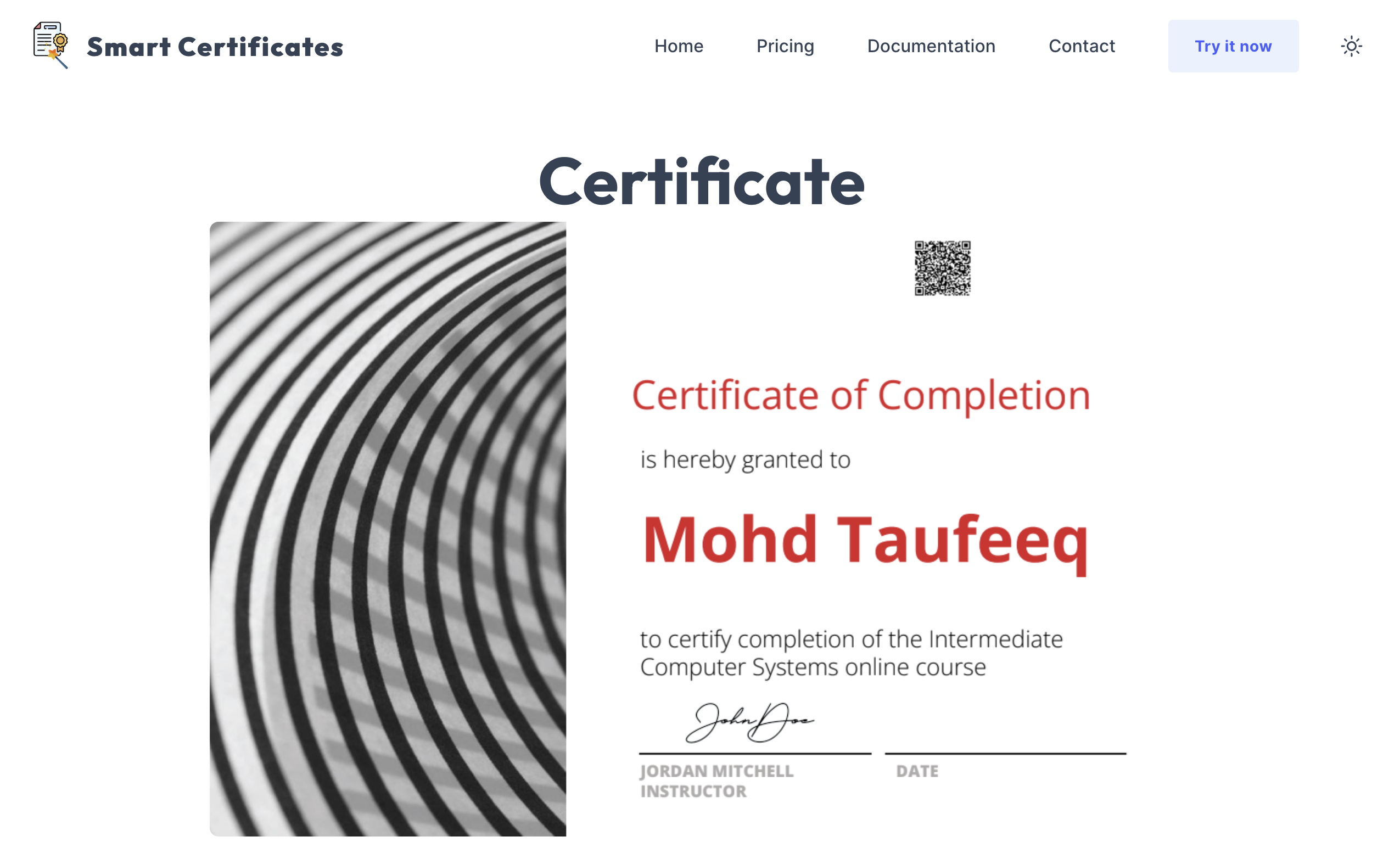 Certificate Verification